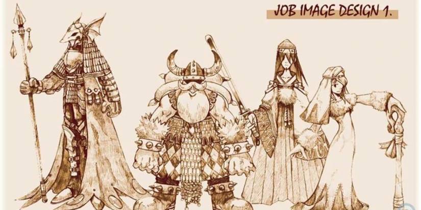 FF9 Job COncept Art