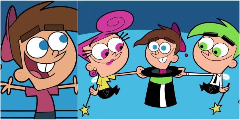 Fairly Odd Parents Collge  Timmy Turner Wanda and Cosmo