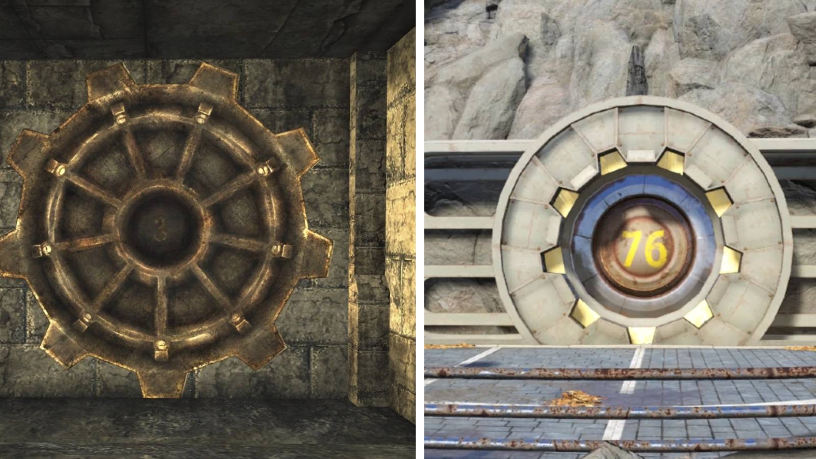 Fallout New Vegas Vault 3 Fallout 76 Vault 76