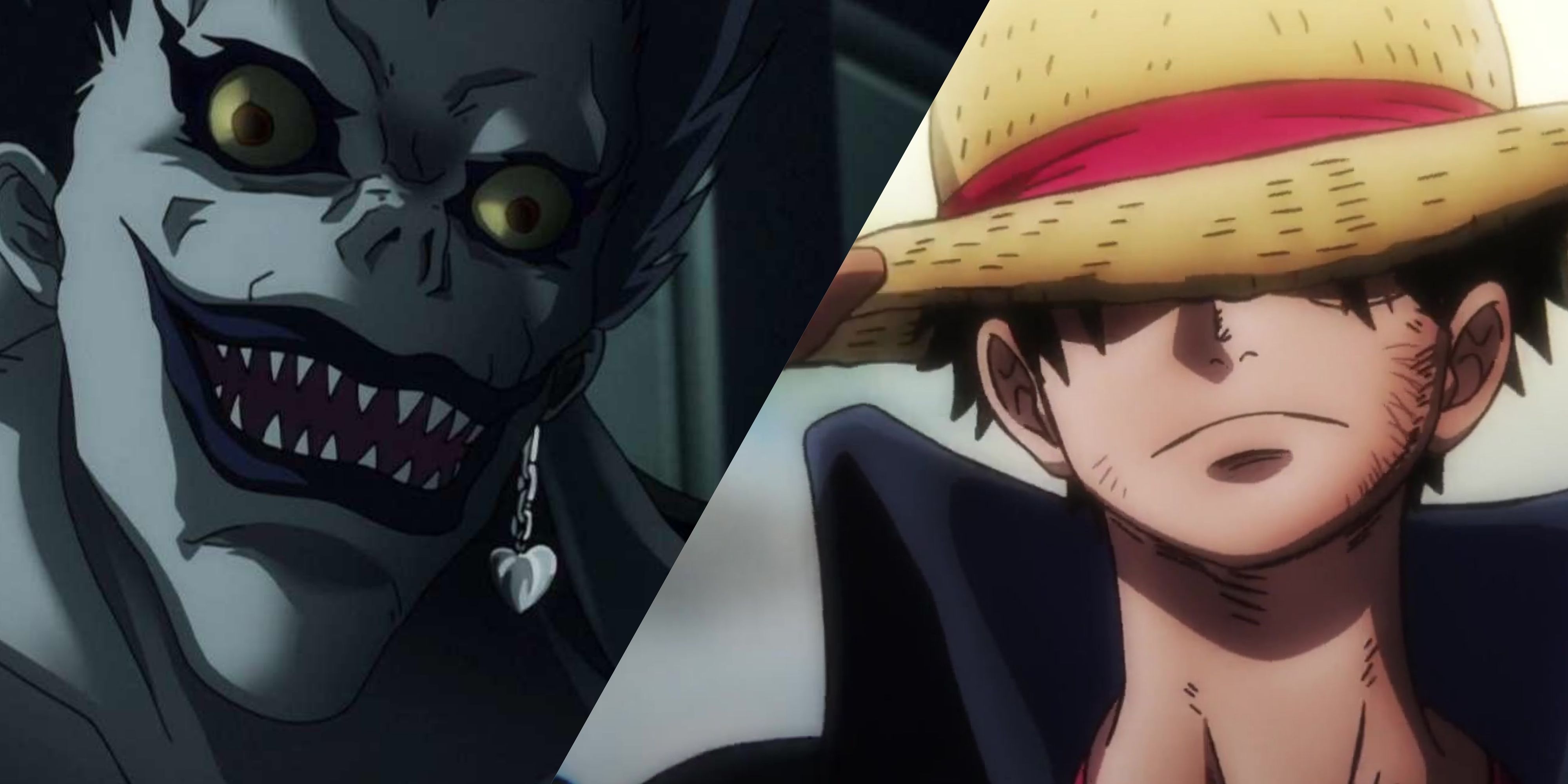 Featured Anime Protagonists Silhouette Test Luffy Ryuk