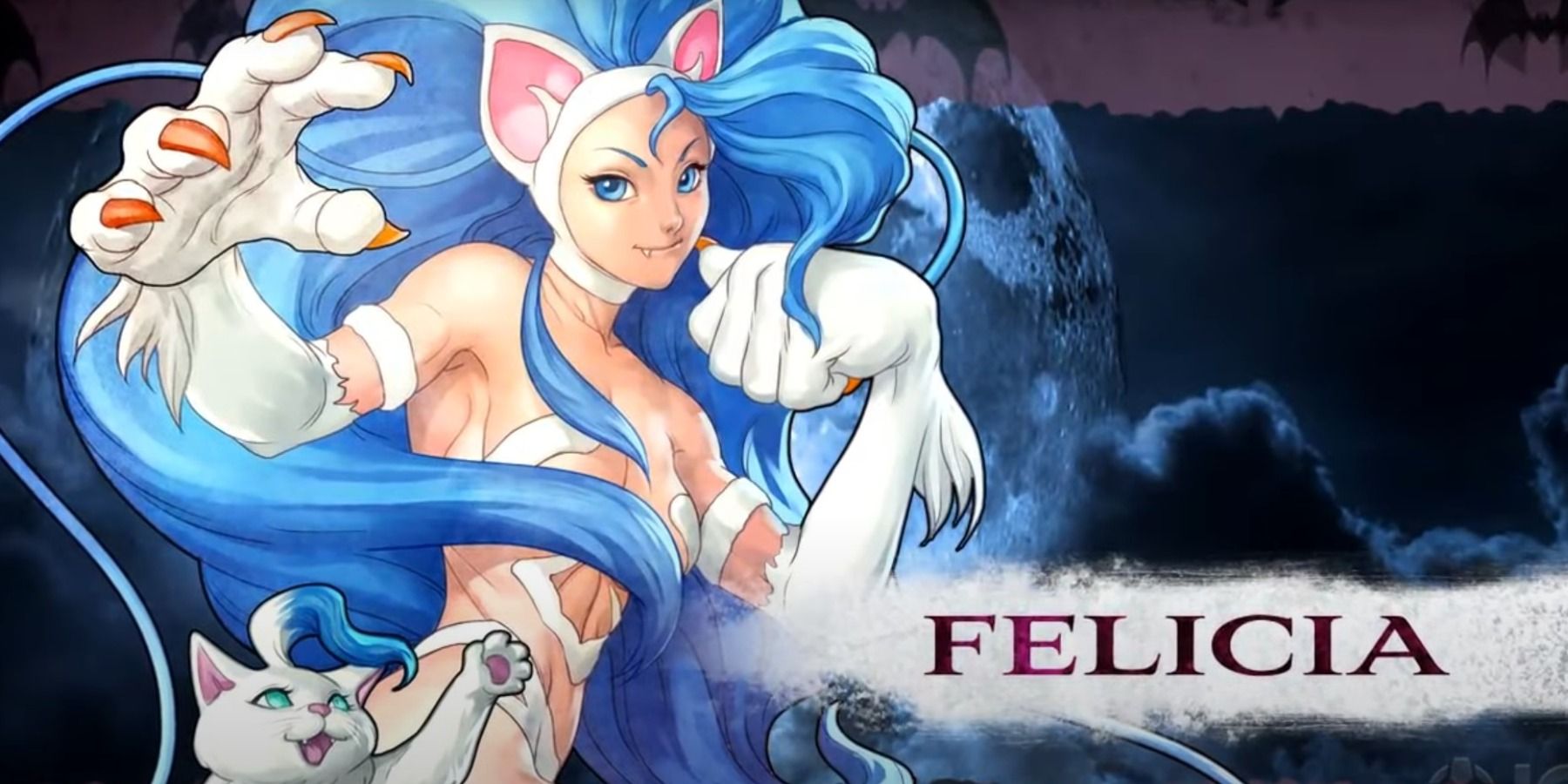 Felicia poses with her name