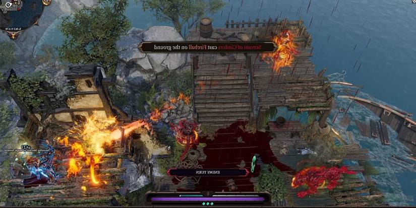 Casting Fireball in Divinity Original Sin 2
