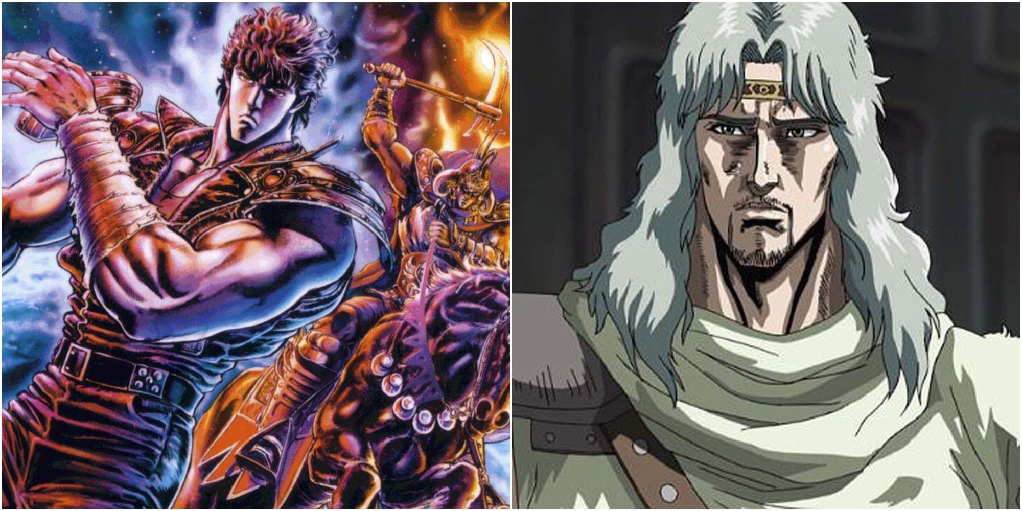 Kenshiro, Raoh and Toki from Fist of the North Star