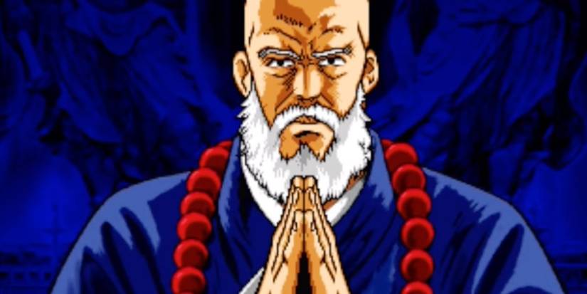 Ryuken from the Fist of the North Star: Fighting Mania arcade game