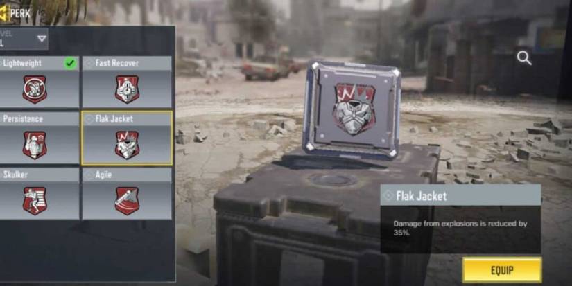 Flak Jacket Perk from Call of Duty Moible.