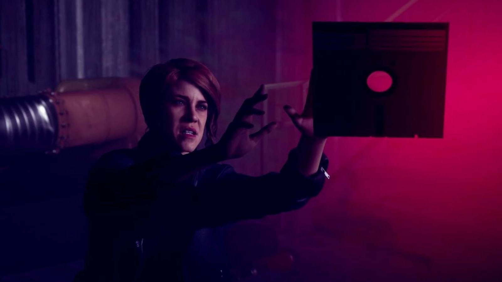 Jesse Faden capturing the Floppy Disk Object of Power in Control