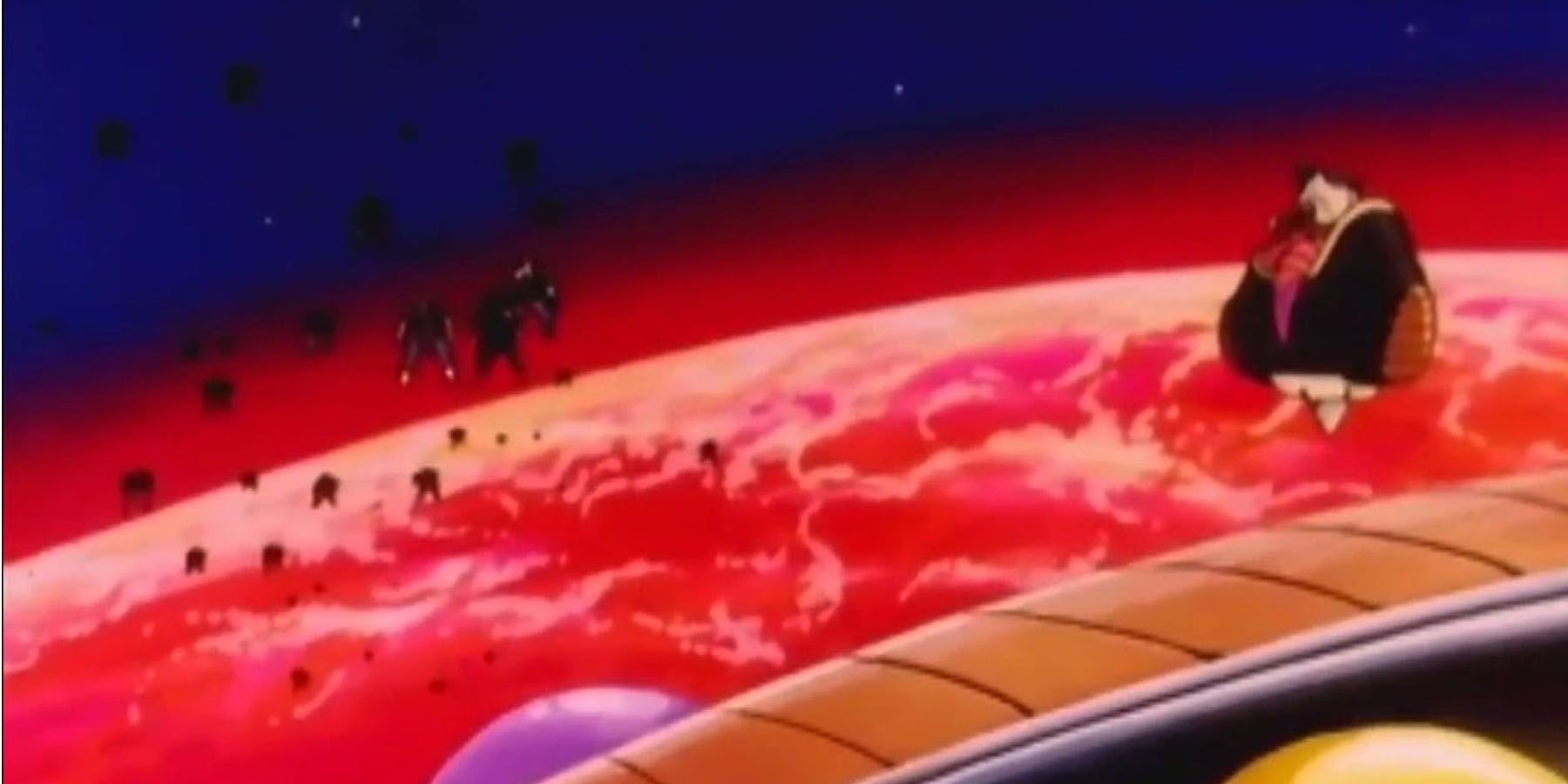 Freeza destroys Planet Vegeta