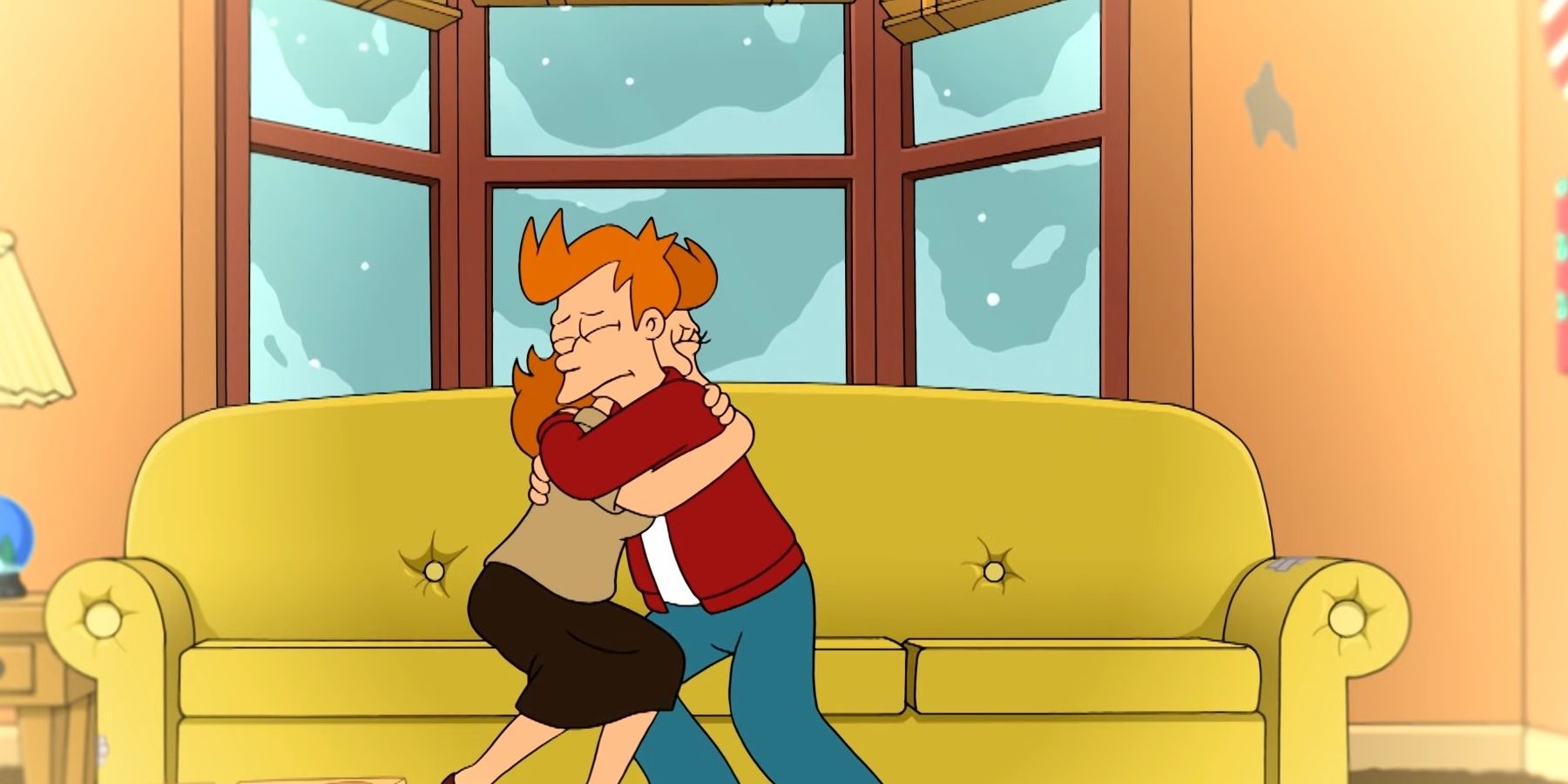 Fry And His Mother Futurama
