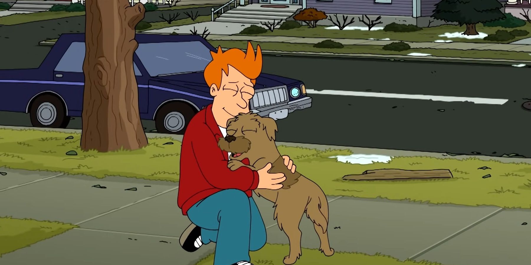 Fry and Seymour In Futurama