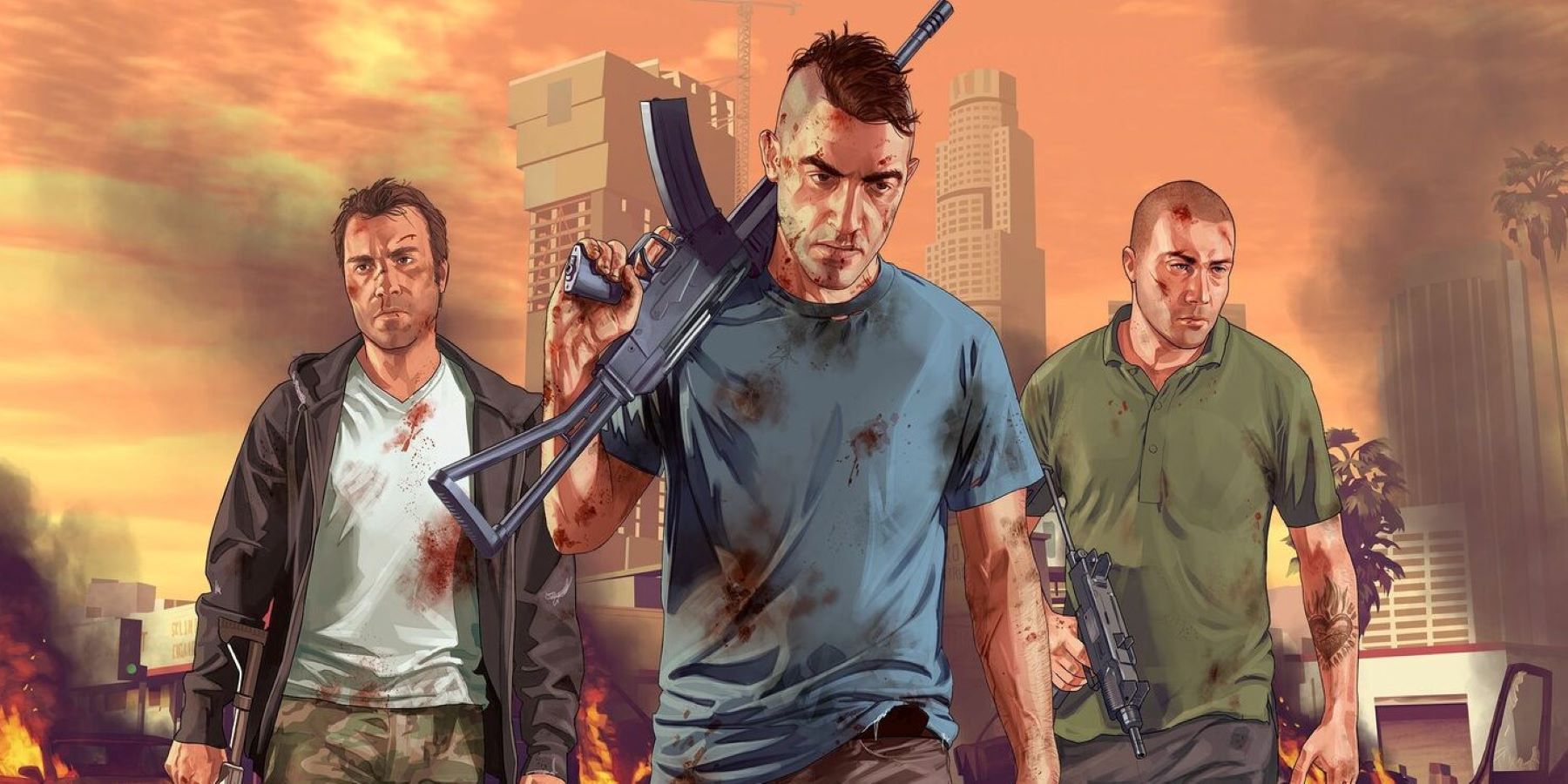 Grand Theft Auto Online official Rockstar art