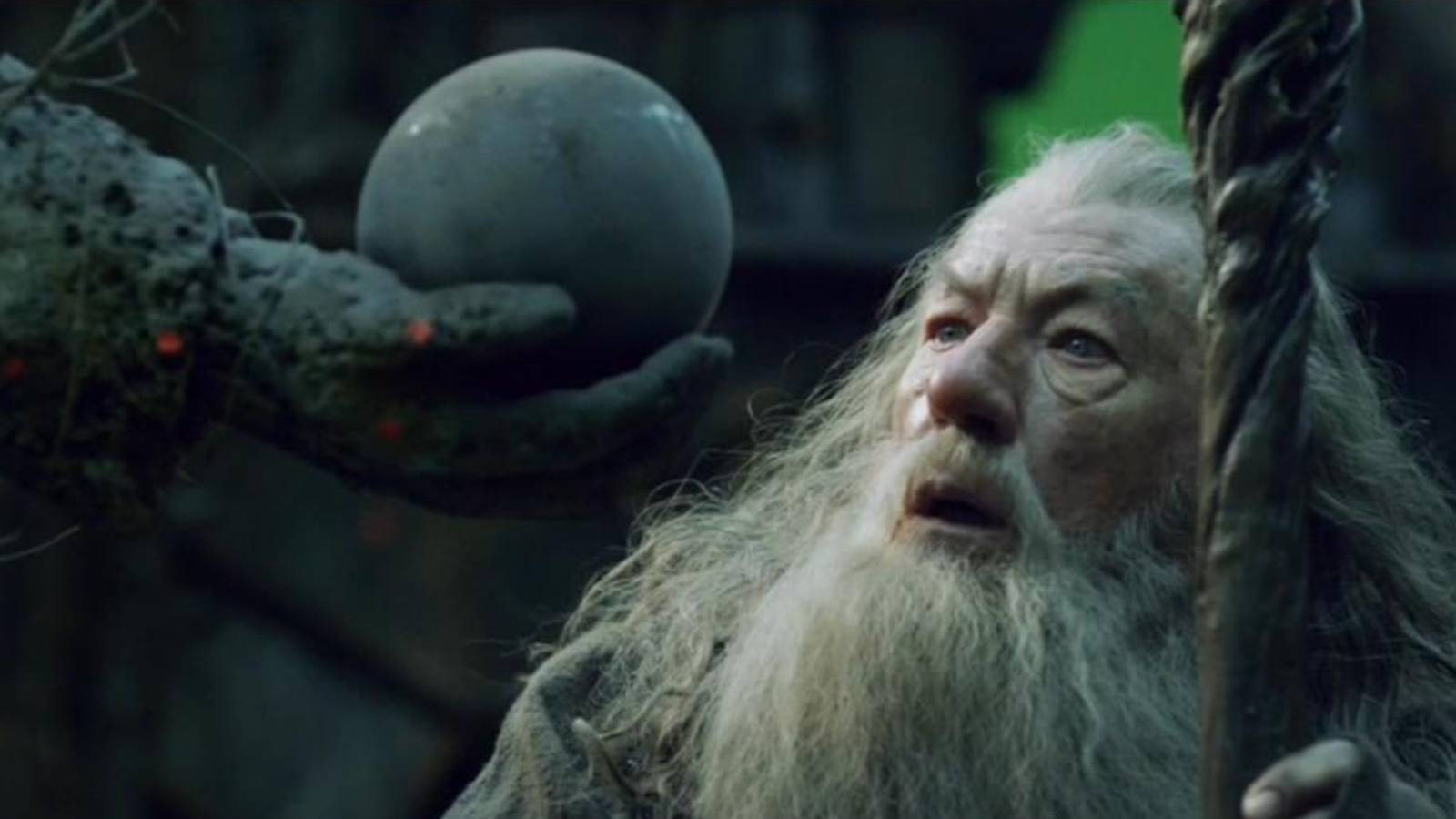 Gandalf finds the Palantir