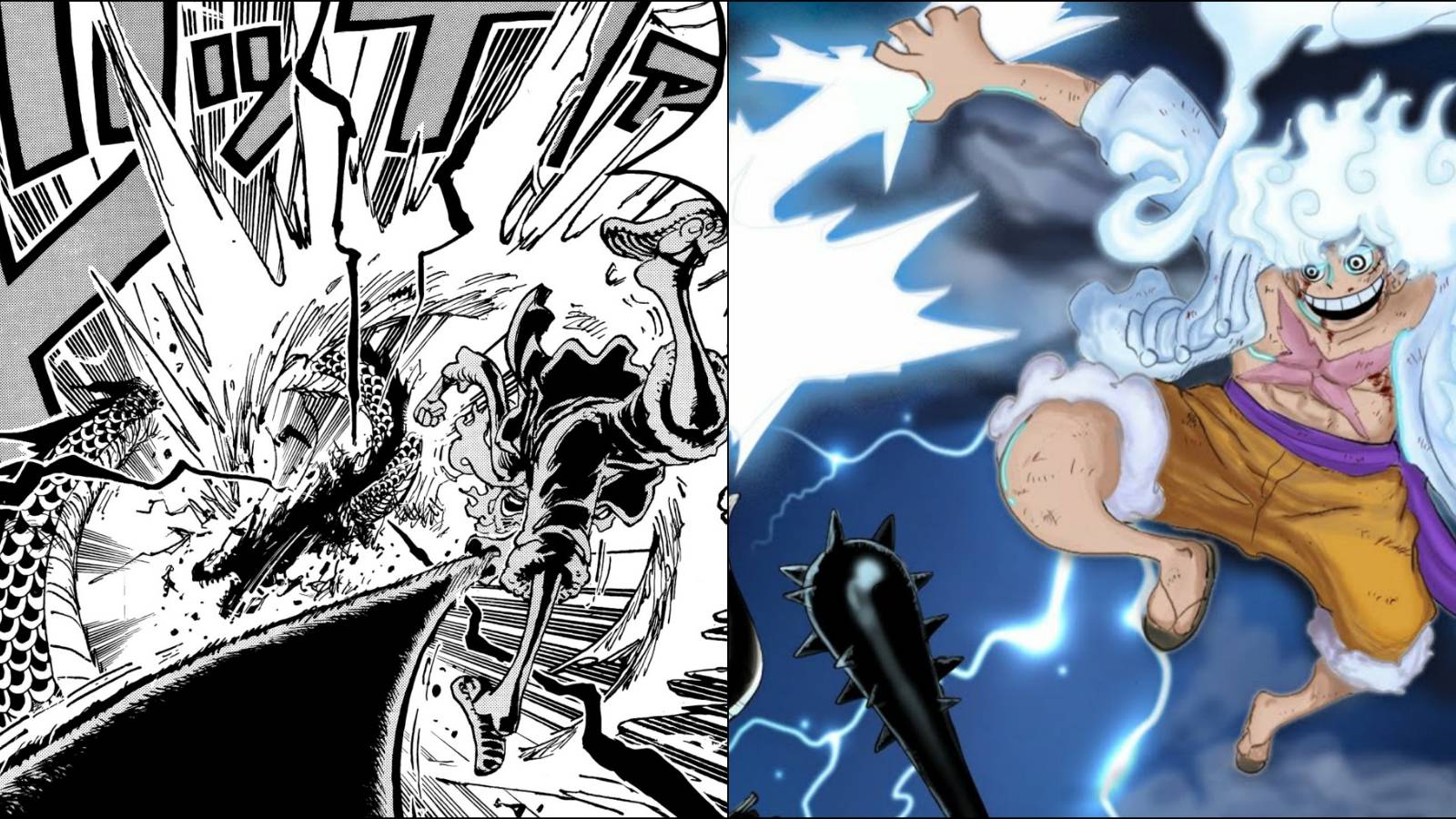 Gear 5th Luffy Attacks