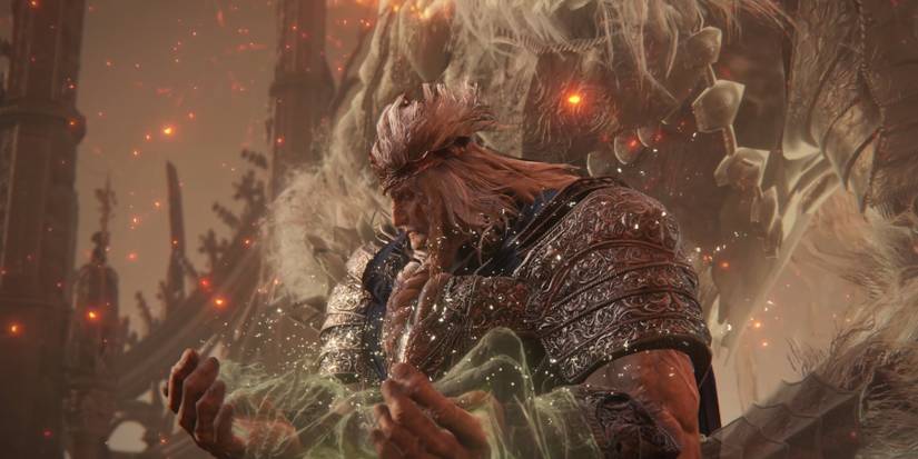 Godfrey Holding Morgott's Corpse 