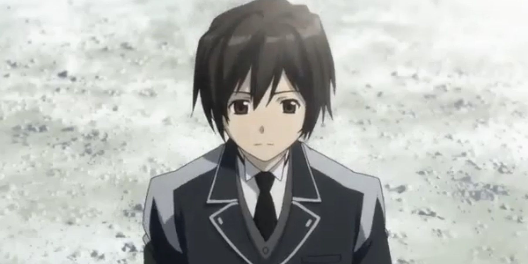 Gosick Kazuya Kojo walking on the school grounds