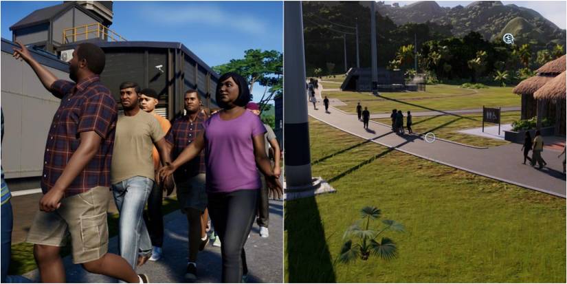 Guests in Jurassic World Evolution 2.