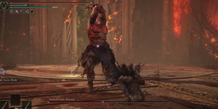 Hoarah Loux Attempting To Grapple 