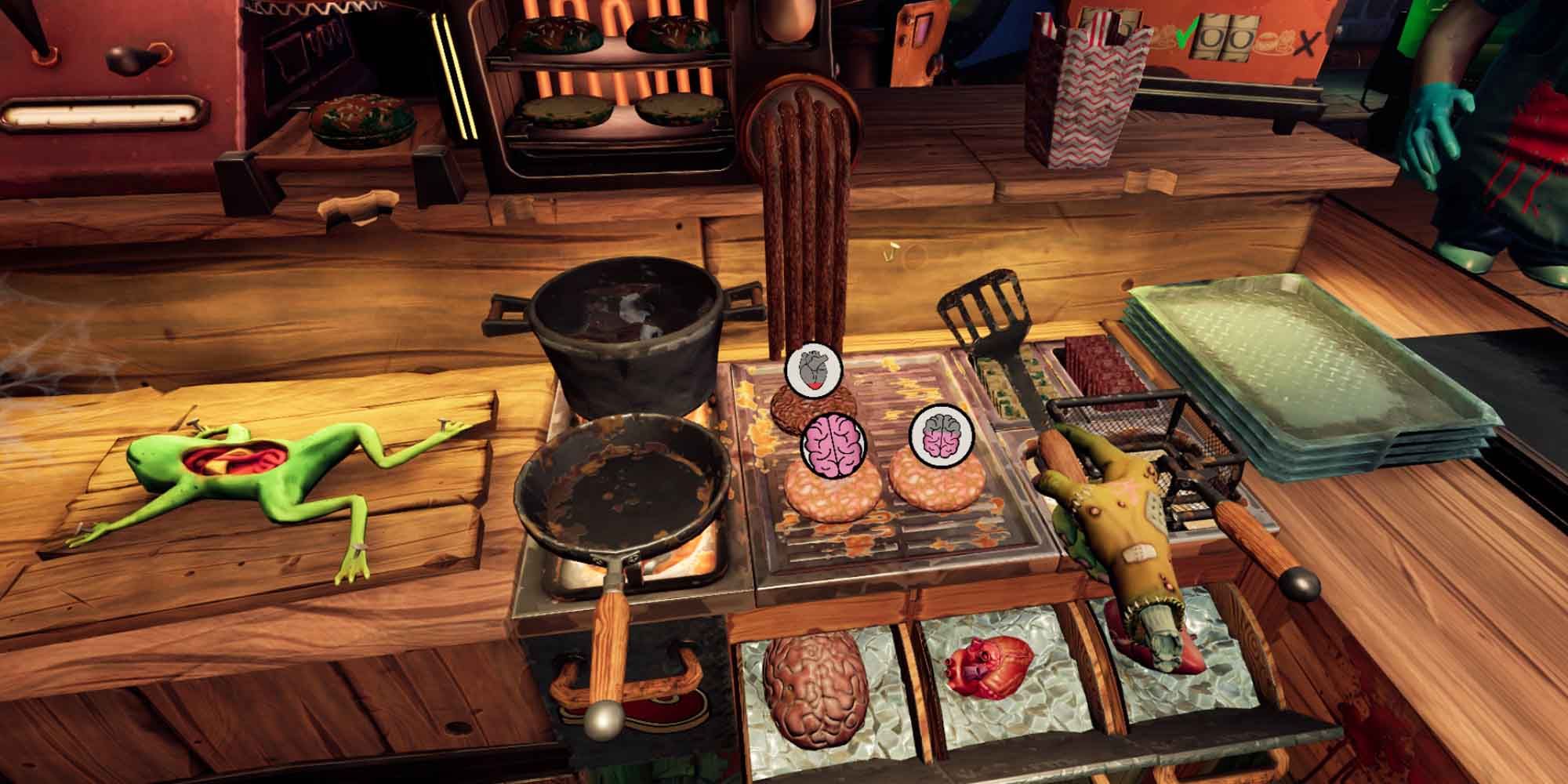 Working the grill in Horror Bar VR