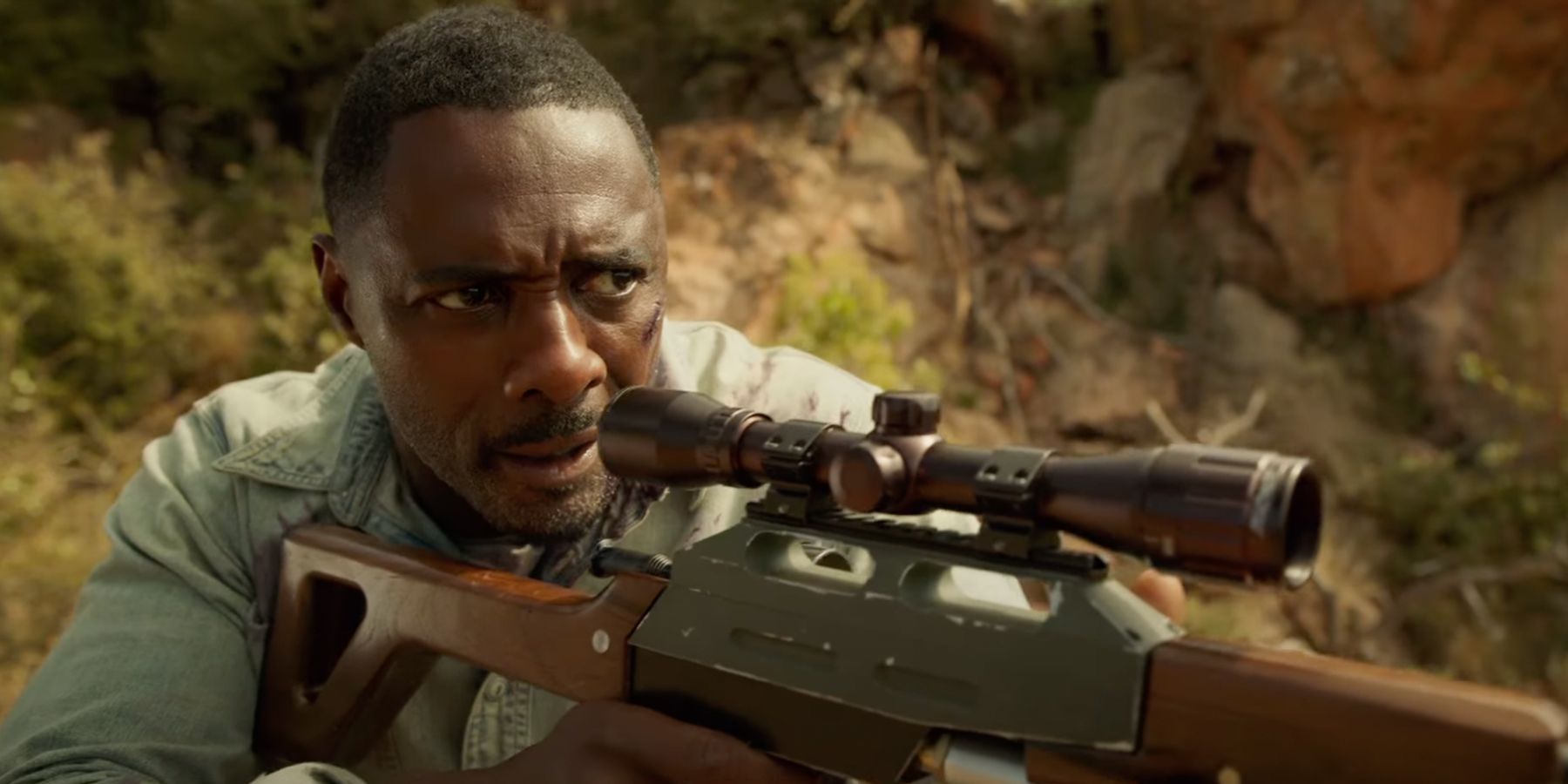 New Beast Trailer Shows Star Idris Elba Fight Against A Lion