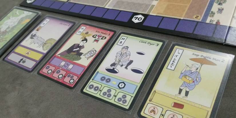 Cards from the board game Iki