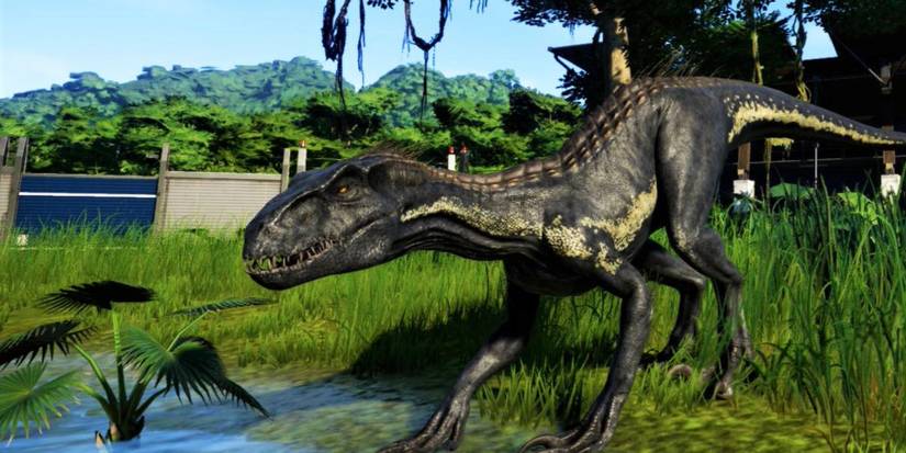The Indoraptor in Jurassic World Evolution 2