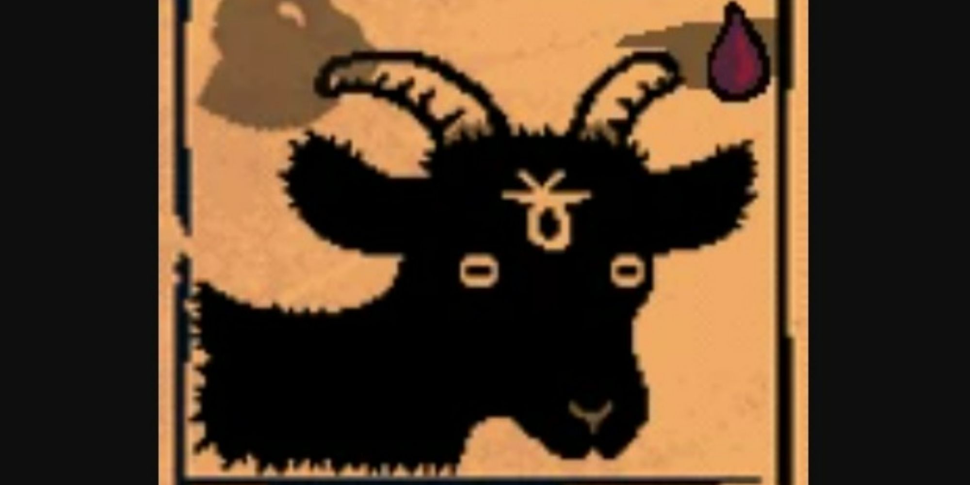 The Black Goat from Inscryption