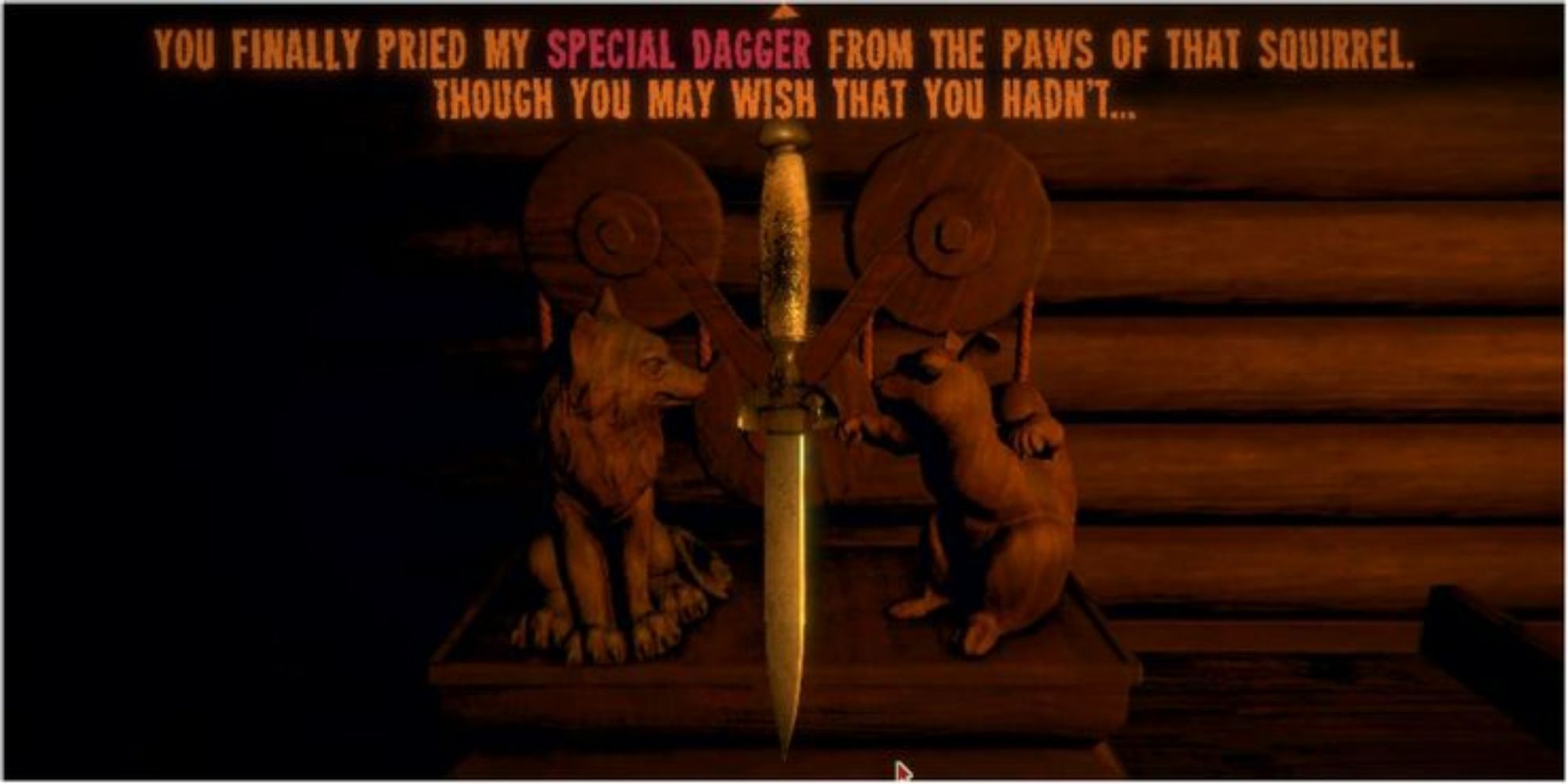 The Special Dagger from Inscryption
