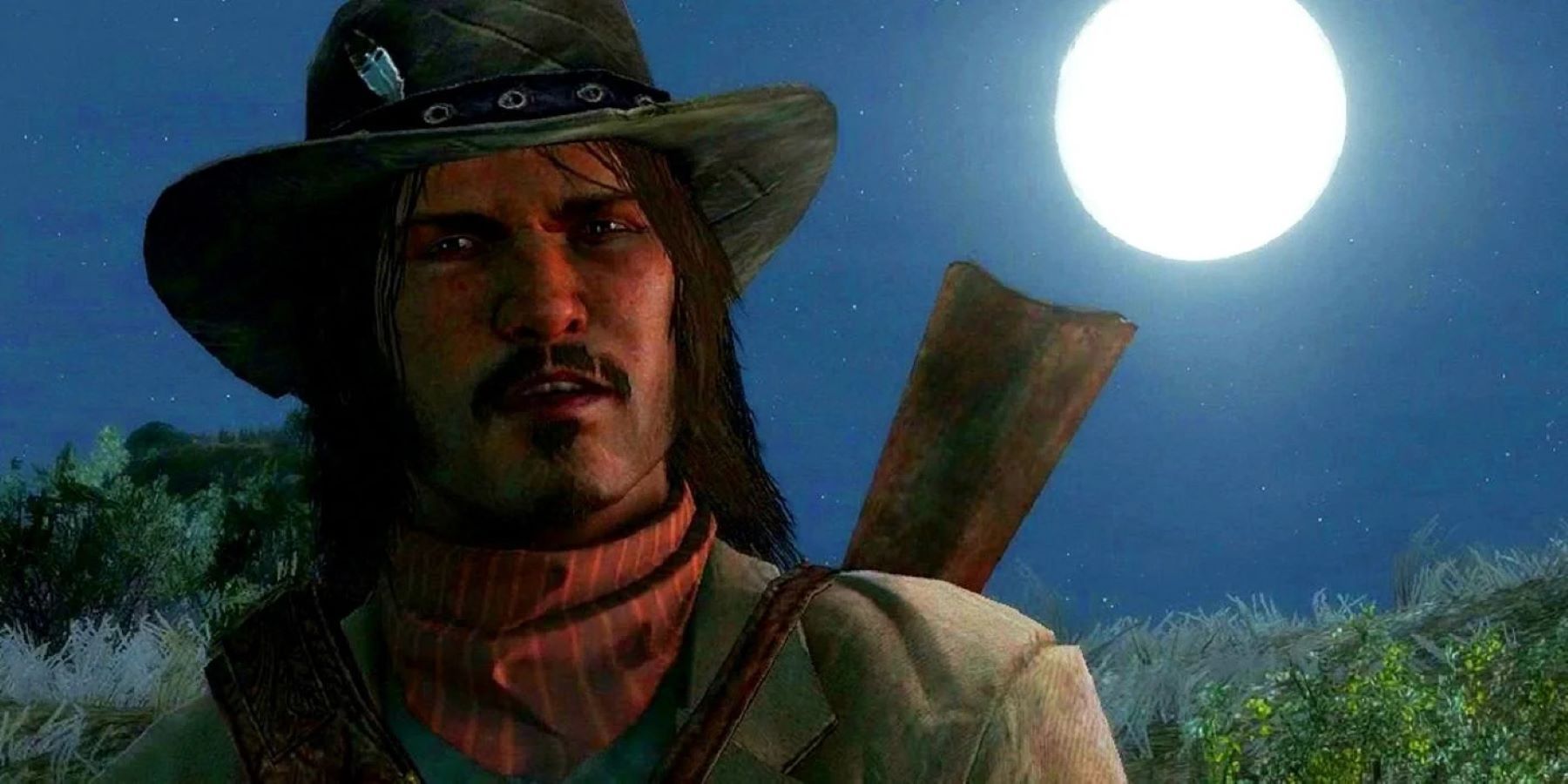 An adult Jack Marston in the Red Dead Redemption epilogue