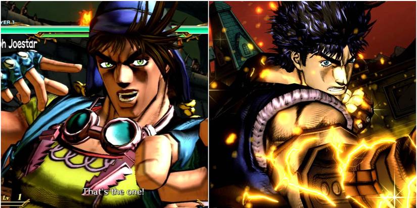 Joseph and Jonathan Joestar in Jojo's Bizarre Adventure: All Star Battle