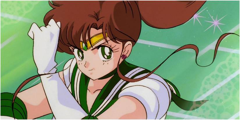 Sailor Jupiter from Sailor Moon Anime Brunette Girl