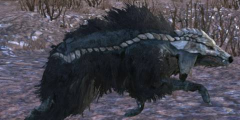 A bonedog running in Kenshi