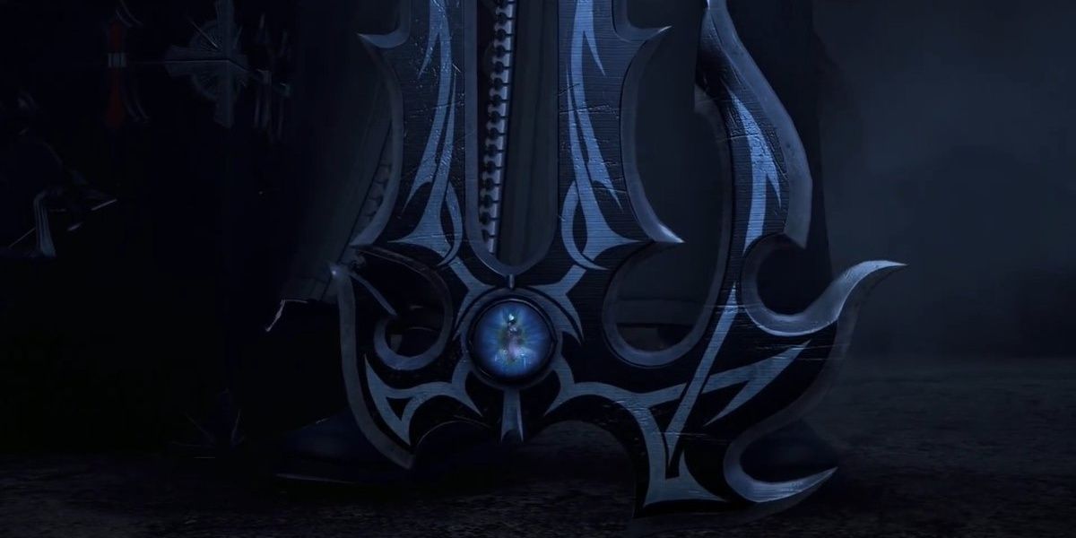 Xehanort's Keyblade in Kingdom Hearts: Back Cover