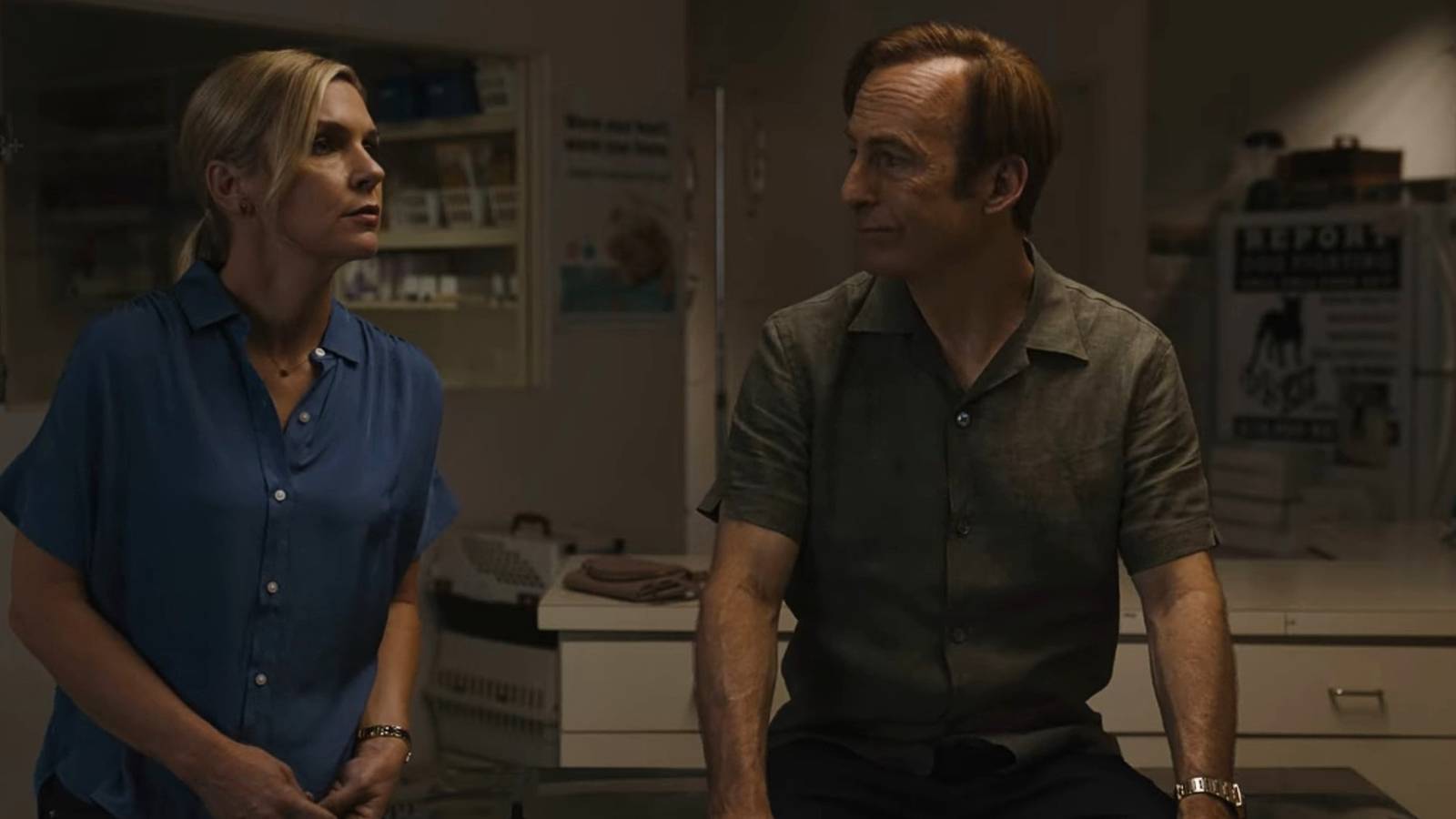 Kim Wexler and Jimmy at the vet