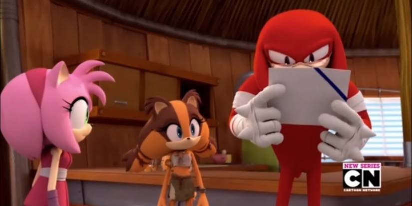 Knuckles In Sonic Boom