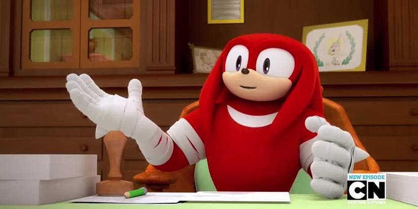 Knuckles In Sonic Boom