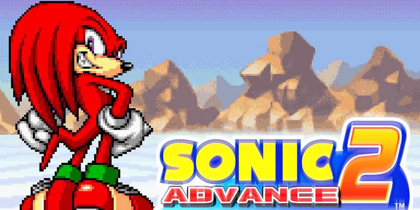 Knuckles In Sonic Advance 2