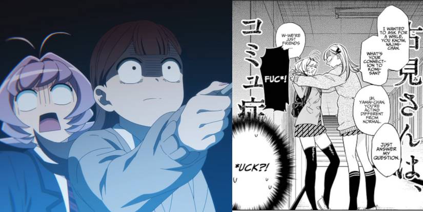 Komi Can't Communicate Ren and Najimi Manga vs Anime