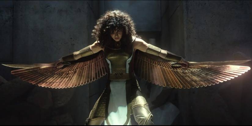 Layla spreads the wings of her new costume in Moon Knight Episode 6