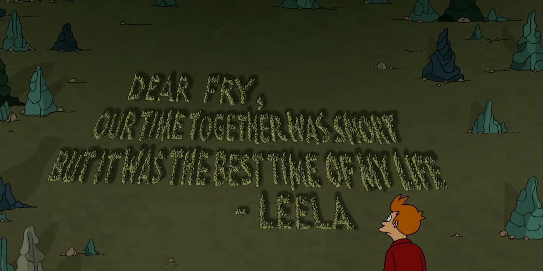 Leela's Message To Fry