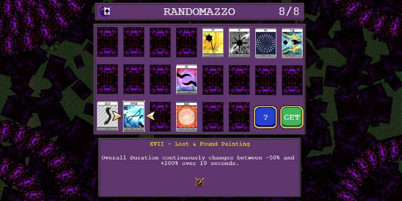 Lost and Found Painting Arcana in Vampire Survivors