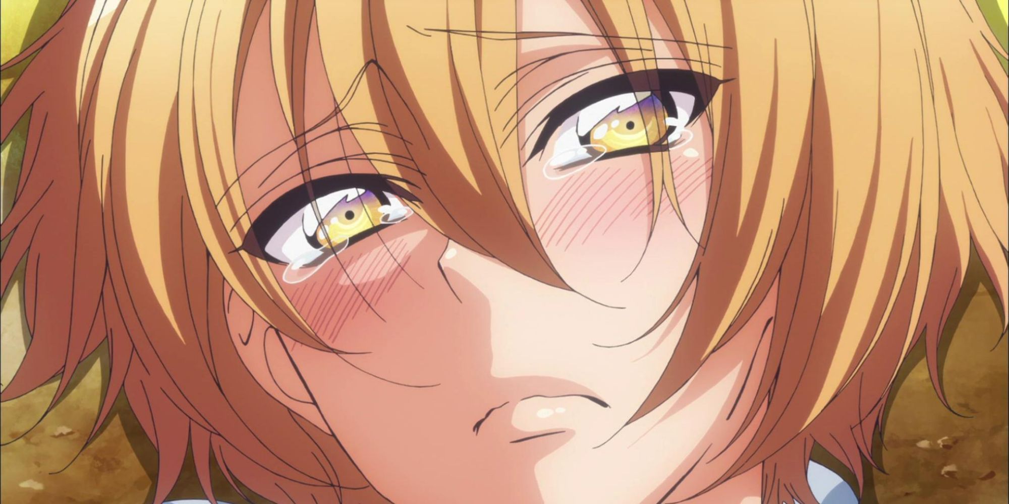 A character from Love Stage anime, crying