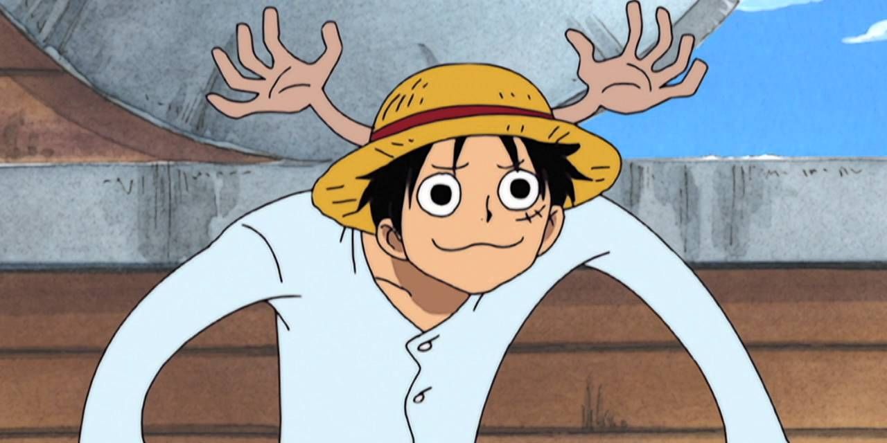 One Piece Luffy imitates Chopper