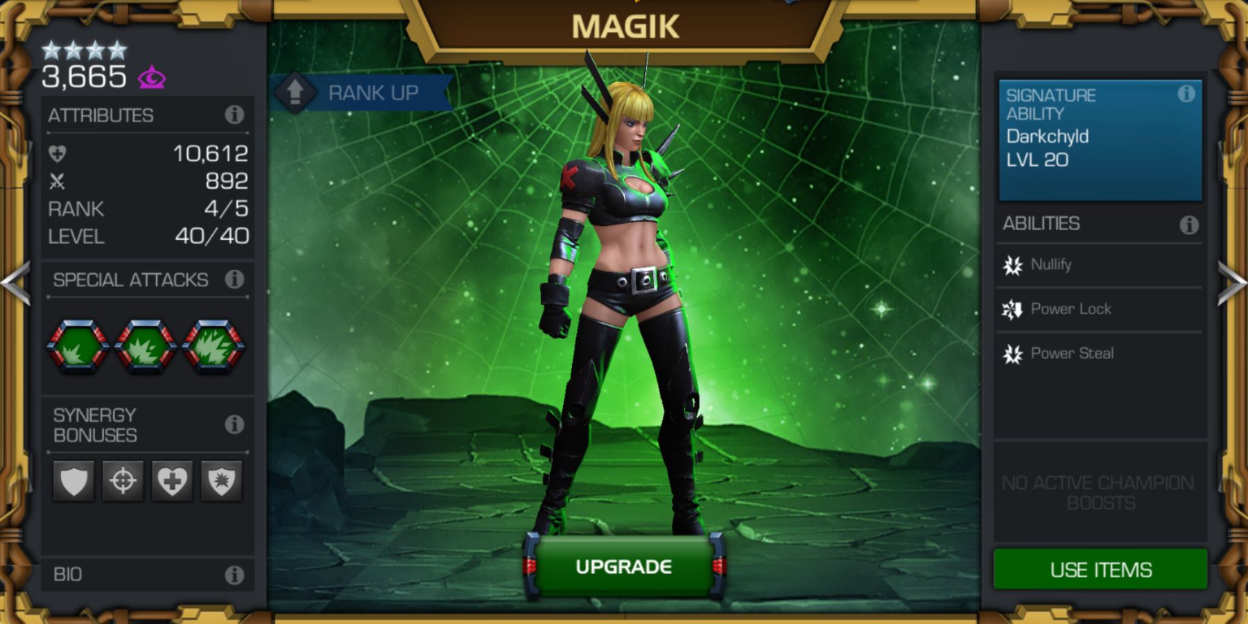 Magik in Marvel Contest of Champions.