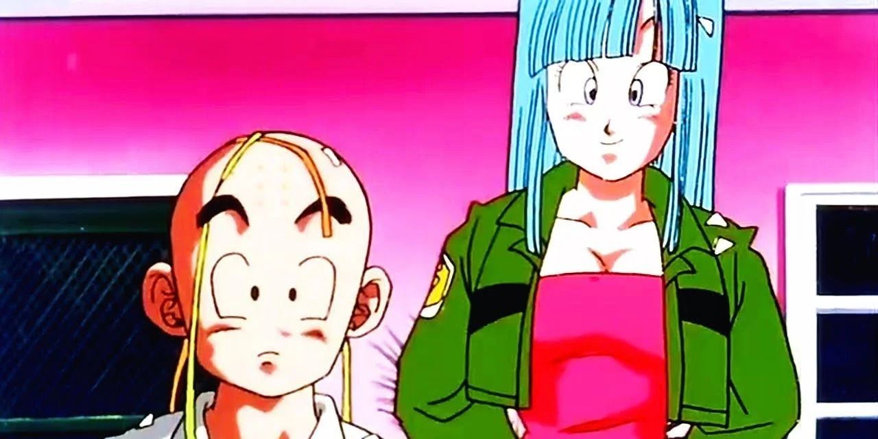 Marron and Krillin from Dragon Ball Z