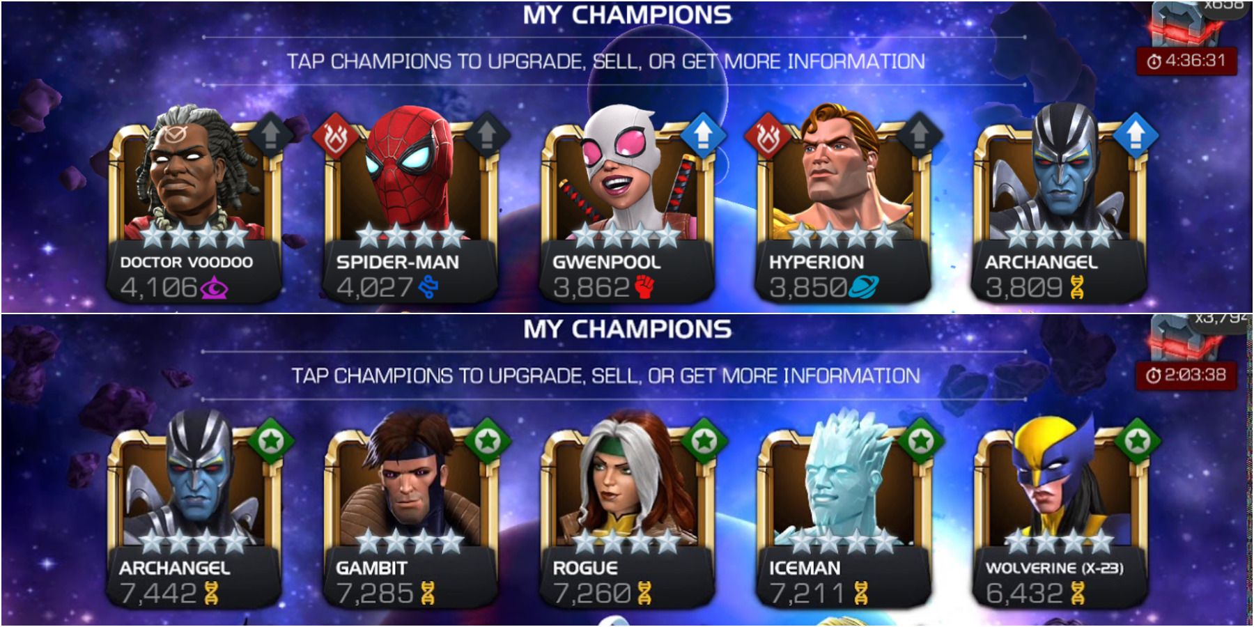 Marvel Contest Of Champions Best 4Star Characters