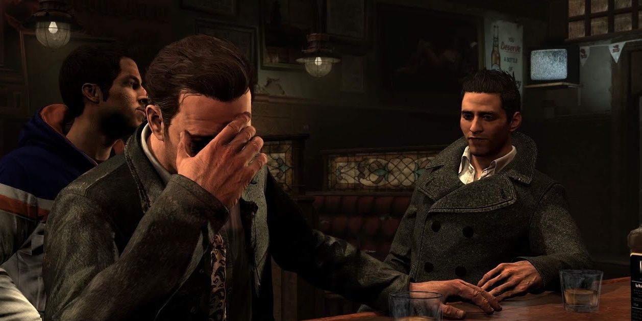 Max Payne 2 Bar Scene with his long lost friend Paul