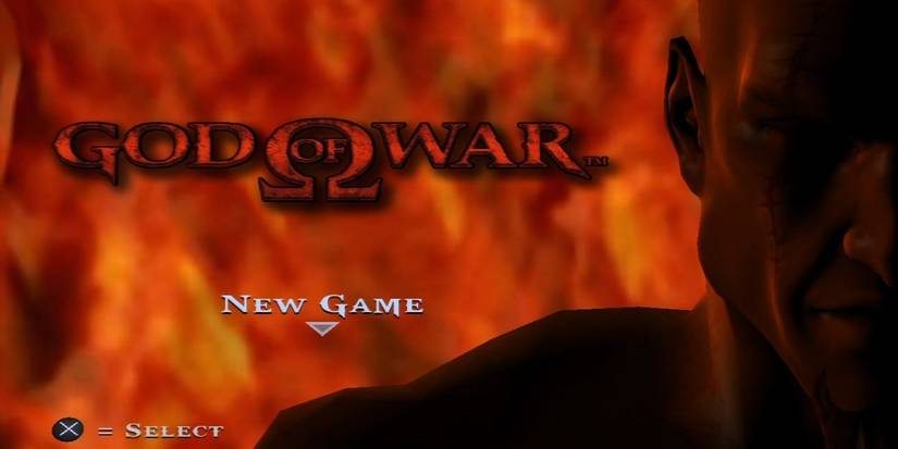 The Main Menu in God of War