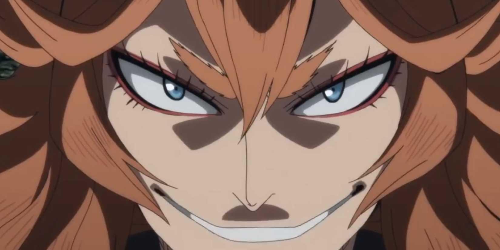 Mereoleona Vermillion black clover grinning