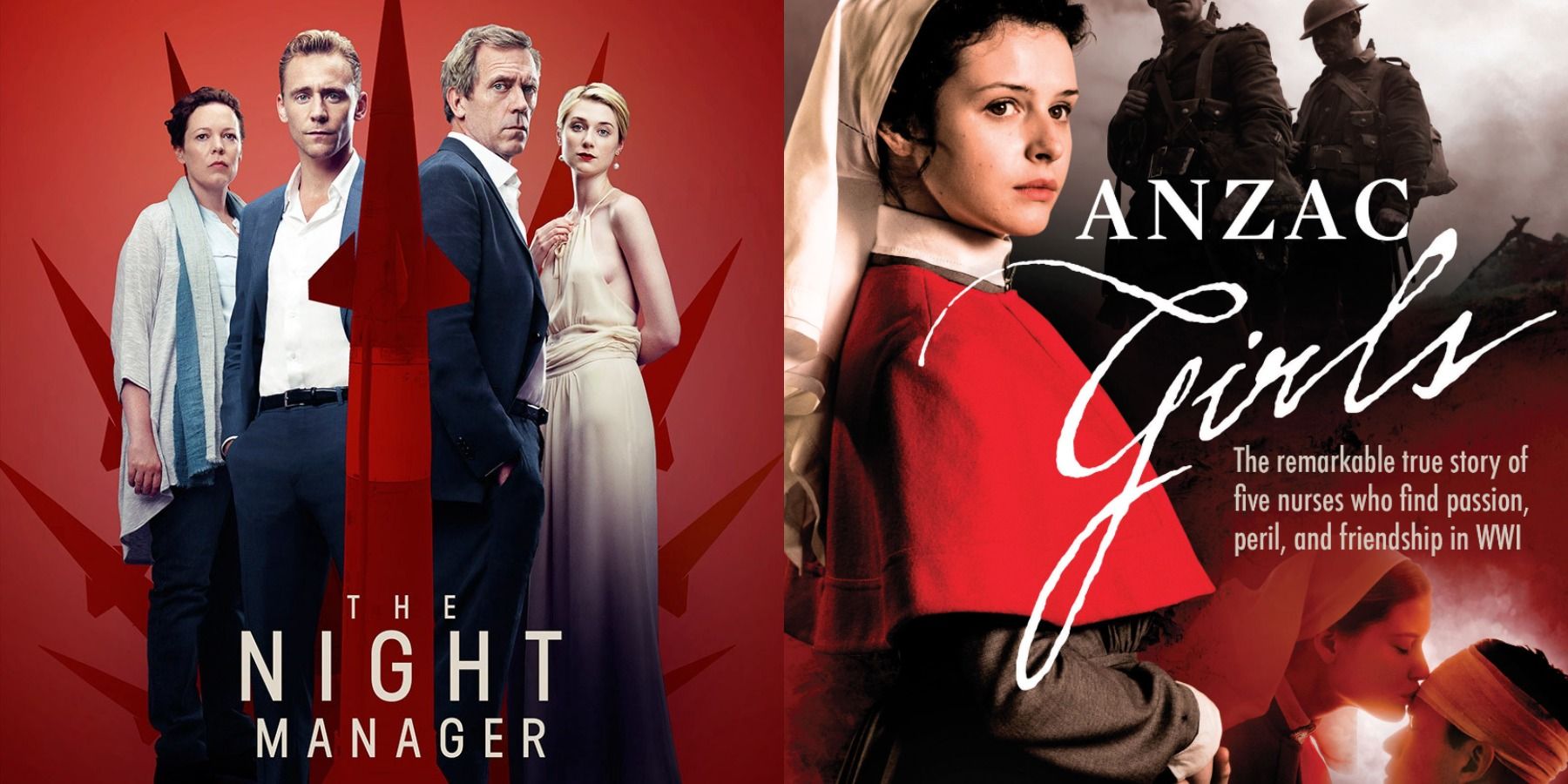 Miniseries The Night Manager and the Anzac Girls