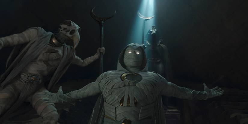 Moon Knight summons the suit in the finale episode