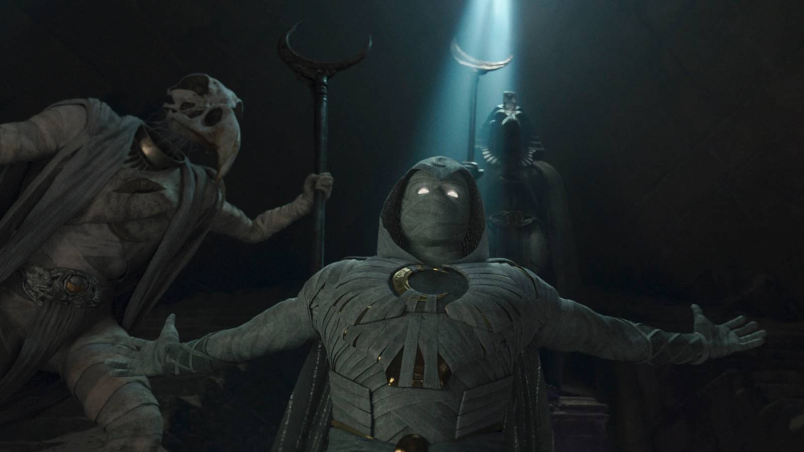Moon Knight summons the suit in the finale episode